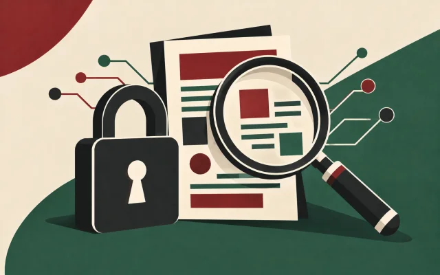 Conceptual illustration: digital security