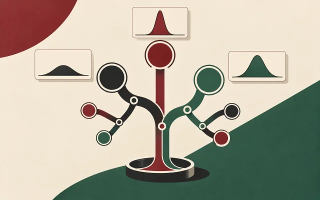 Conceptual illustration: randomness and probability