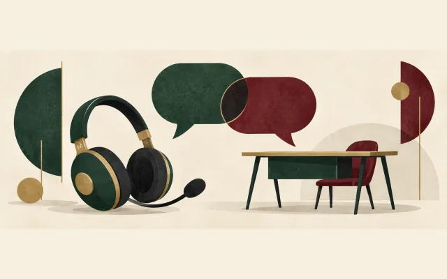 Conceptual illustration: customer support