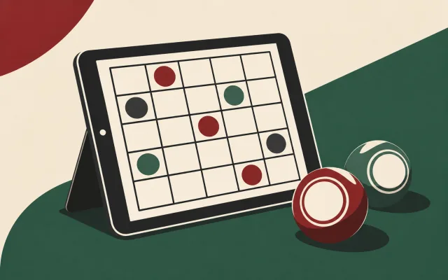 Conceptual illustration: electronic bingo
