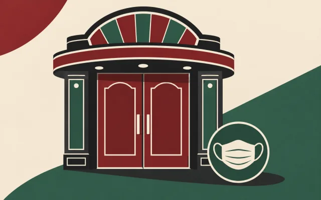 Conceptual illustration: historical health-related venue closures