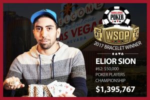 Elior Sion Tops WSOP $50,000 Poker Players Championship with $1,395,767