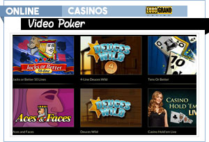 eurogrand casino video poker