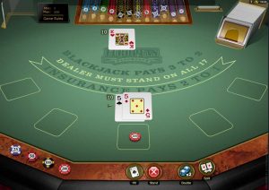 european blackjack screenshot