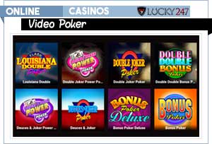 lucky247カジノビデオポーカー
