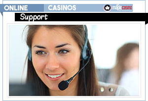 maple casino support