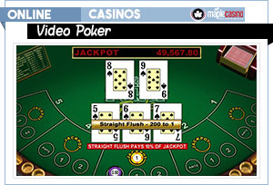 maple casino video poker