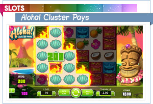 aloha cluster pays slots