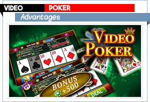 video poker advantages