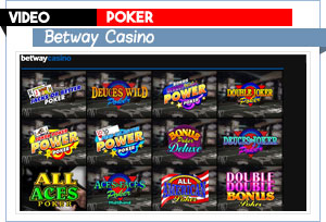 video poker betway casino