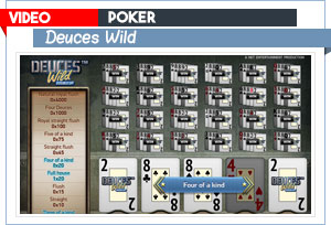 Video Poker Odds Chart