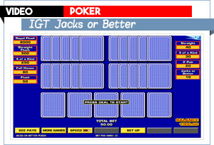 video poker igt