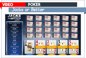 video poker jacks or better