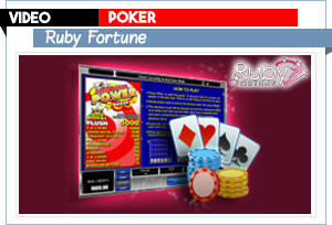 video poker ruby fortune