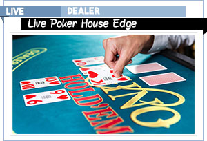 live poker house edge