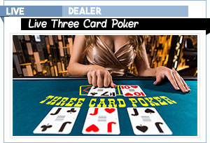 live three card poker