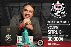Bravo à Xavier Sitruk Wins €500 Super Eight to Claim WSOP Circuit Gold Ring in Paris