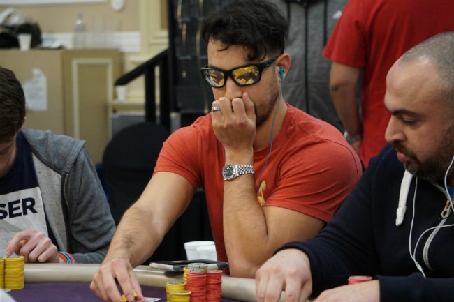 John Joshua De La Garza Sits in Pole Position for WSOP Circuit Gold