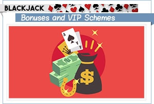 blackjack bonuses and vip