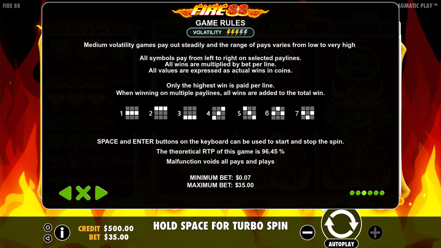fire 88 slot screenshot