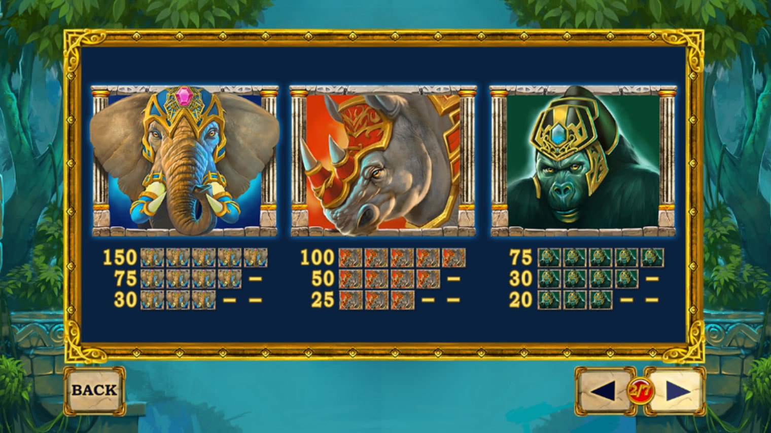 jungle giants slot screenshot