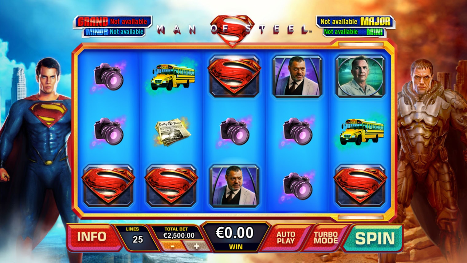 man of steel slot screenshot