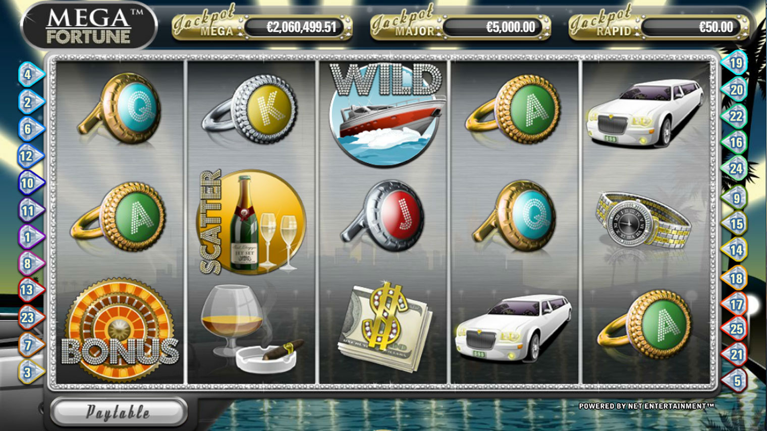 mega fortune slot screenshot