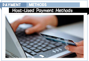 most-used payment methods