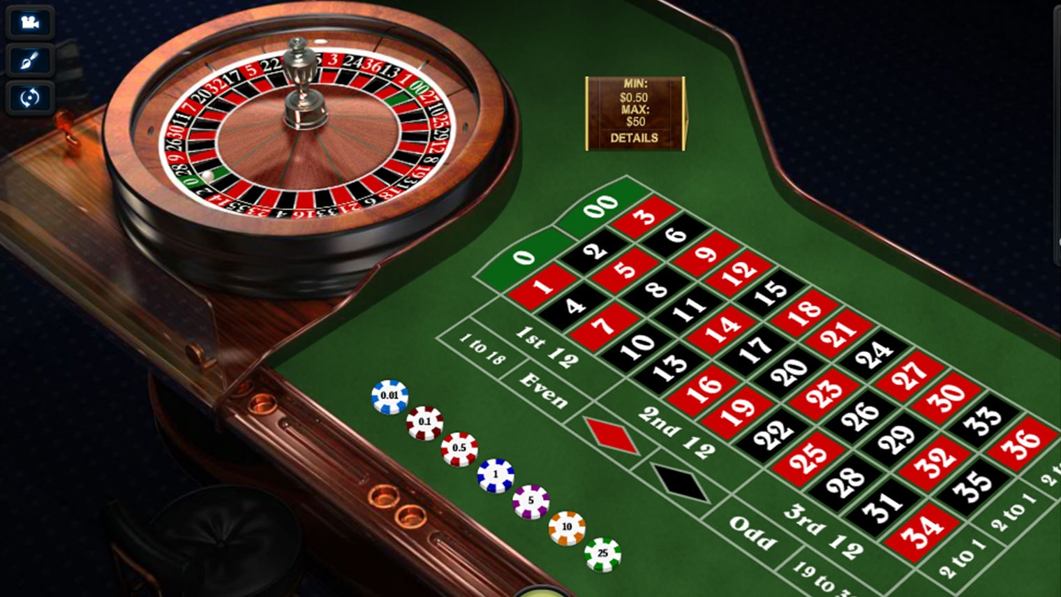 premium american roulette playtech screenshot