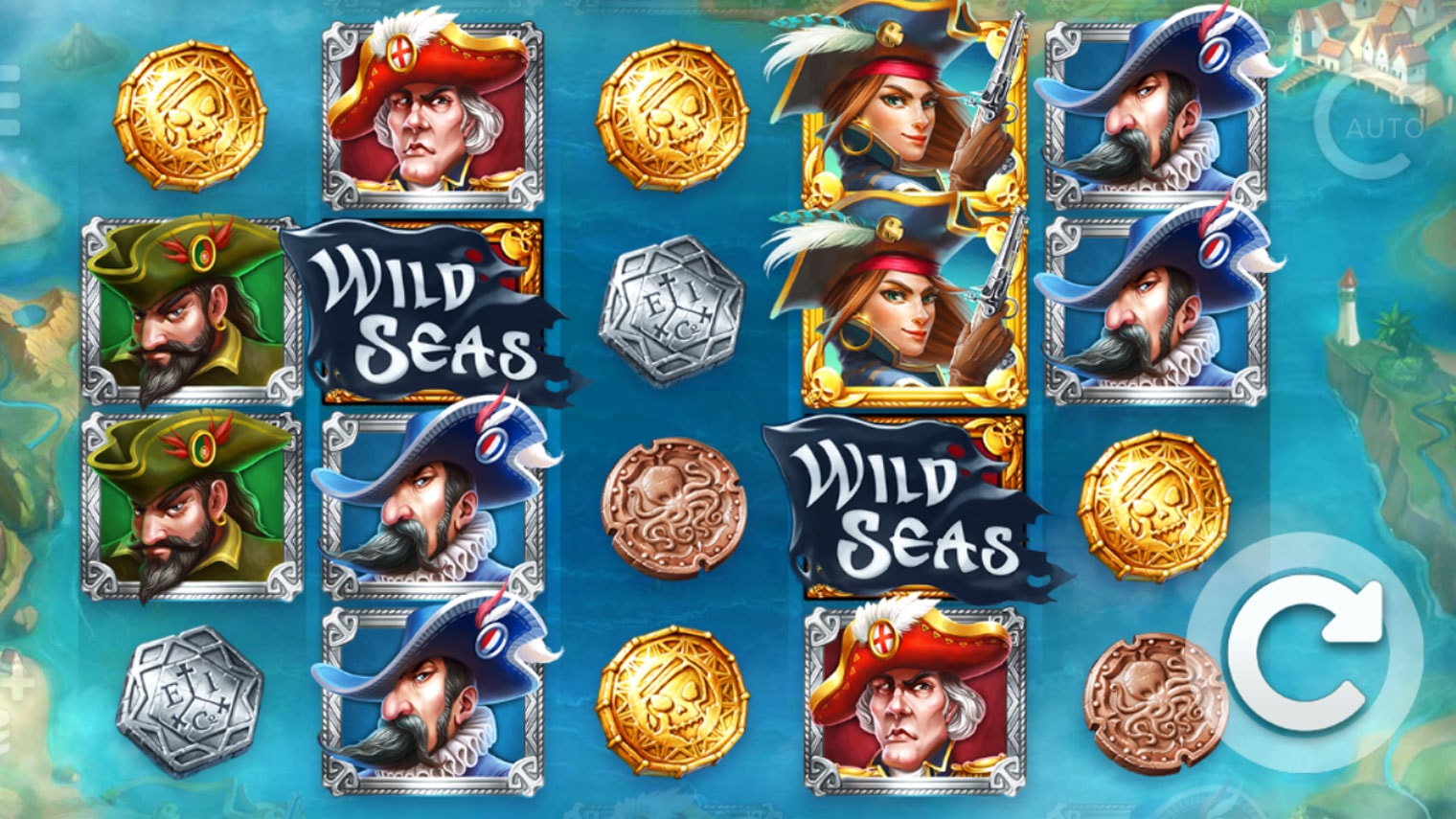 wild seas slot screenshot