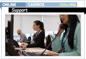 william hill casino support