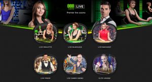 888 Casino live games